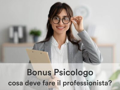 Bonus psicologo - linee guida per il professionista.